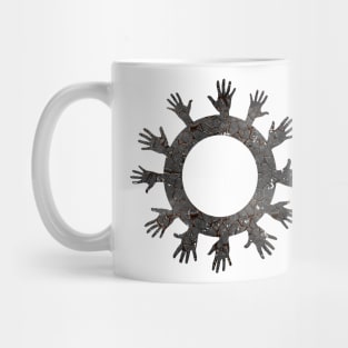 Hands In A Circle Mug